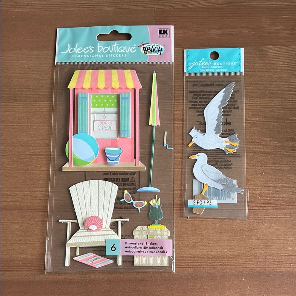 Jolee’s Beach Scrapbook Stickers